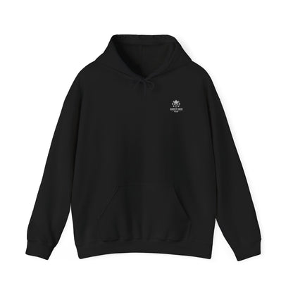 Ghost Grid Fab Hoodie — 'Where Precision Meets Firepower' Tactical Logo Hooded Sweatshirt